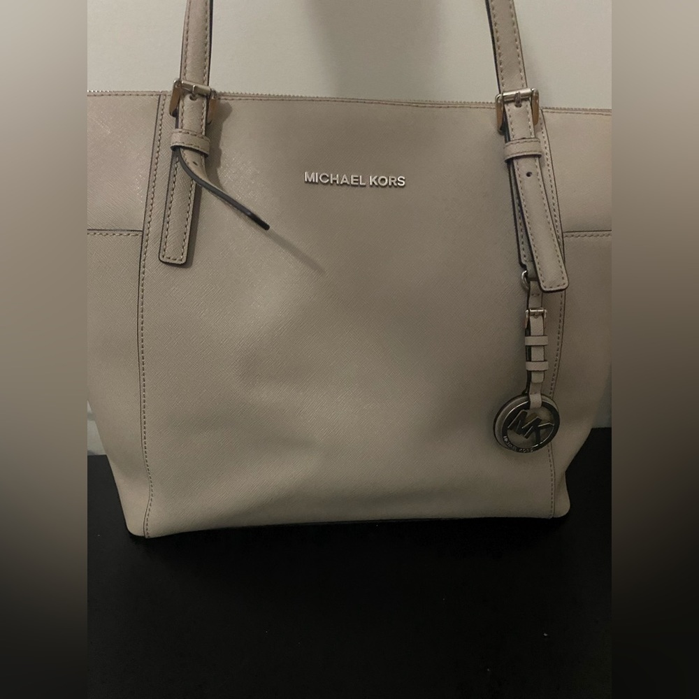 Gray Michael Kors tote
